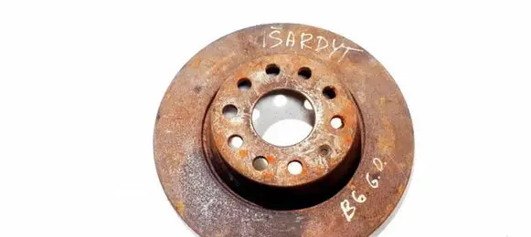 Volkswagen PASSAT B6 Rear brake disc neventiliuojamas