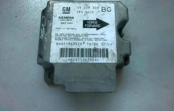 Opel Zafira B Airbag control unit/module 09229303 330518650 5WK42926