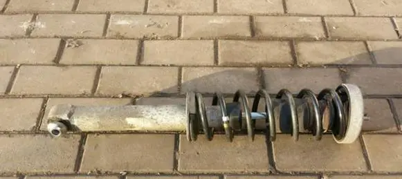 BMW 7 E65 E66 Rear shock absorber with coil spring 33526758095