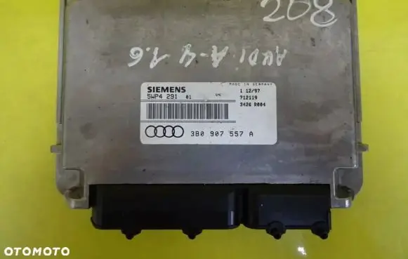 Audi A4 S4 B5 8D Engine control unit/module 3B0907557A 5WP4291