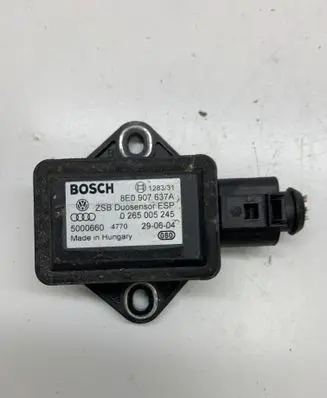 Audi A4 S4 B6 8E 8H ESP acceleration yaw rate sensor 8E0907637A 0265005245 5000660