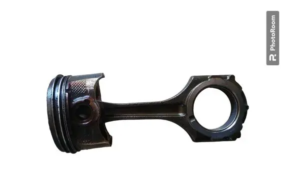 Piston with connecting rod