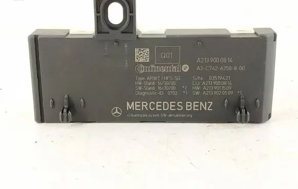 Mercedes-Benz E W213 Tailgate/trunk control unit/module 2139000814 A2139000814
