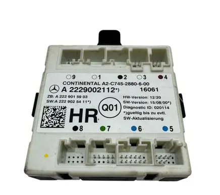 Mercedes-Benz S W222 Door control unit/module A2229002112