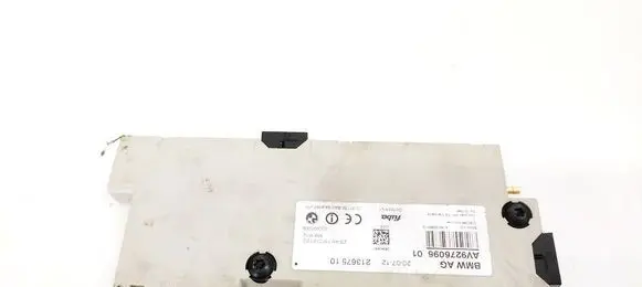 BMW 5 F10 F11 Other control units/modules AV927609601 21367510