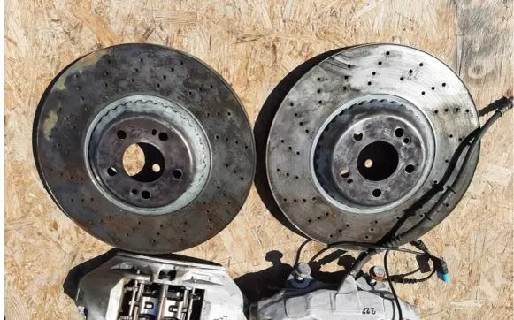 Mercedes-Benz S W222 Brake discs and calipers set 