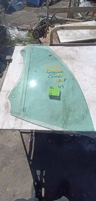 Renault Laguna II Front door window glass four-door 1212123