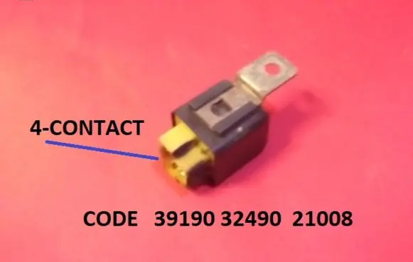 Hyundai Lantra I Other relay 39190 32490