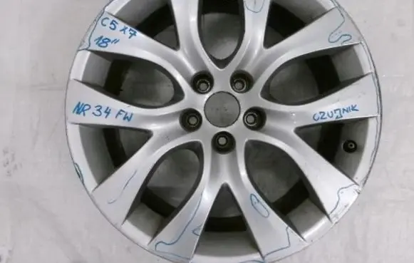 Citroen C5 R16 steel rim 9673000880