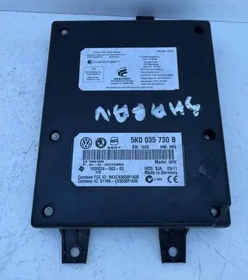 Volkswagen PASSAT B7 Bluetooth control unit module 5K0035730B 7669516586 10022400303