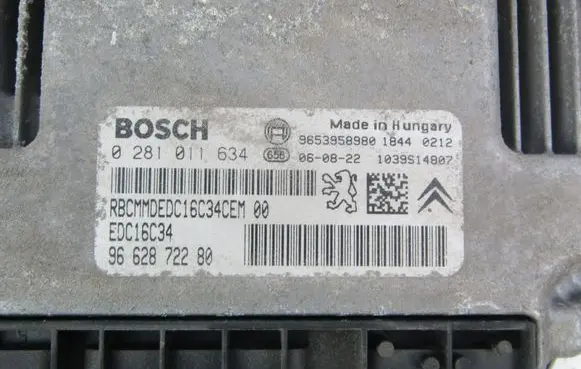 Peugeot 307 Engine control unit/module ECU 9662872280
