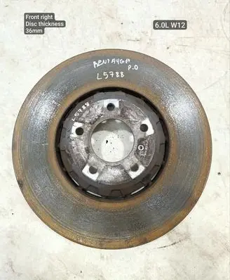 Bentley Bentayga Front brake disc 4M0615301AR