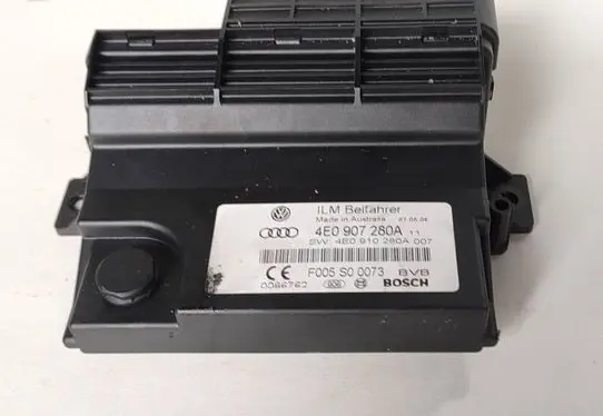 Audi A8 S8 D3 4E Other control units/modules 4E0907280A 4E0910280A F005S00073