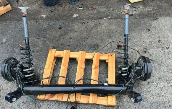 Rear axle beam