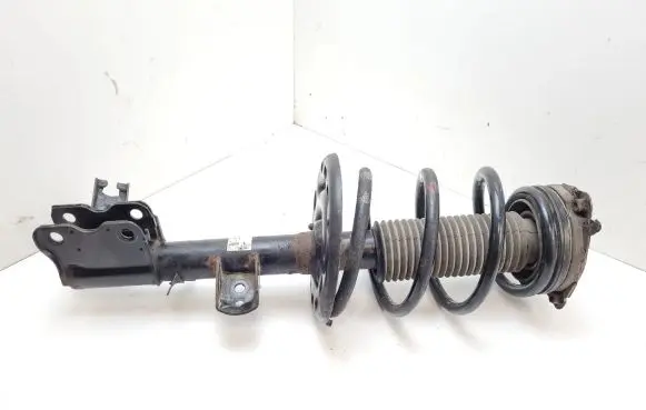 Front shock absorber with coil spring