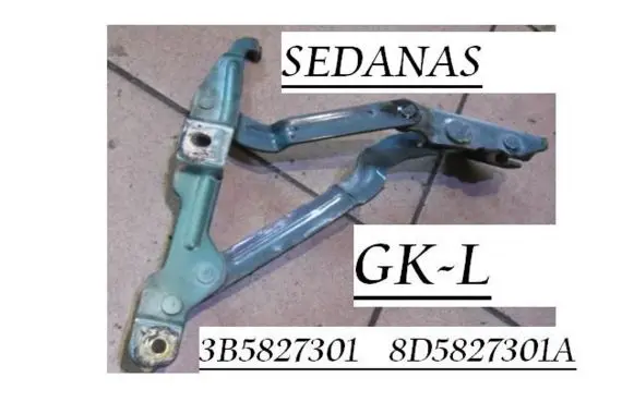 Volkswagen PASSAT B5 Tailgate/trunk/boot hinge 3B5827301 8D5827301A