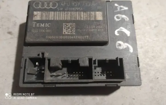 Audi A6 S6 C6 4F Door control unit/module 4F0959795A 4F0910795A