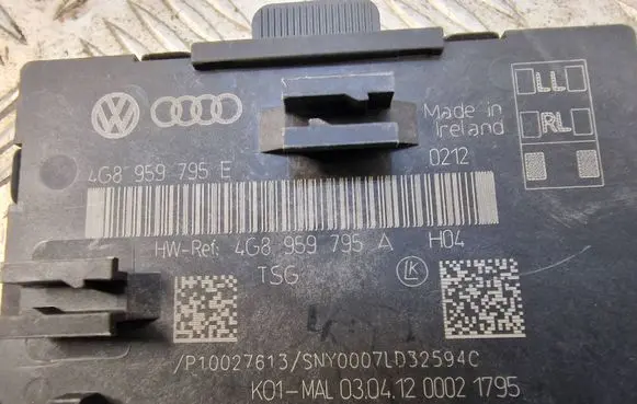 Audi A6 C7 Door control unit/module 4G8959795A 4G8959795E