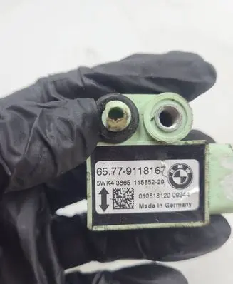 BMW 5 E60 E61 Airbag deployment crash/impact sensor 9118167 11585229 5WK43865