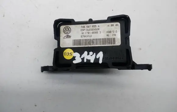 Volkswagen Touran I ESP acceleration yaw rate sensor 7H0907655A
