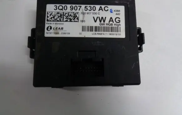 Volkswagen Polo V 6R Gateway control module 3Q0907530AC 591M11RAX