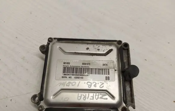 Opel Zafira A Engine control unit/module 09391273 G01003 12202143