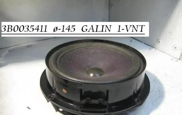 Volkswagen Golf IV Rear door speaker 3B0035411