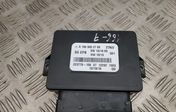 Mercedes-Benz GL X166 Hand brake control module A1669002700