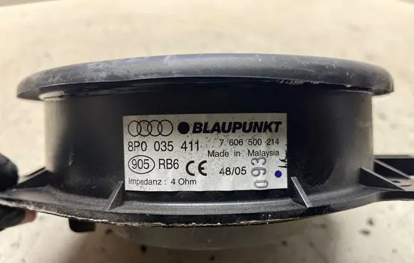 Audi A3 S3 8P Front door speaker 8P0035411 7606500214