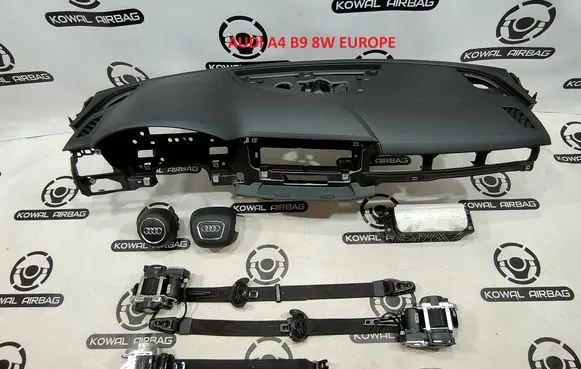 Audi A4 S4 B9 8W Airbag set with panel 8W0880204D 8W1857001H 8W0880201BB
