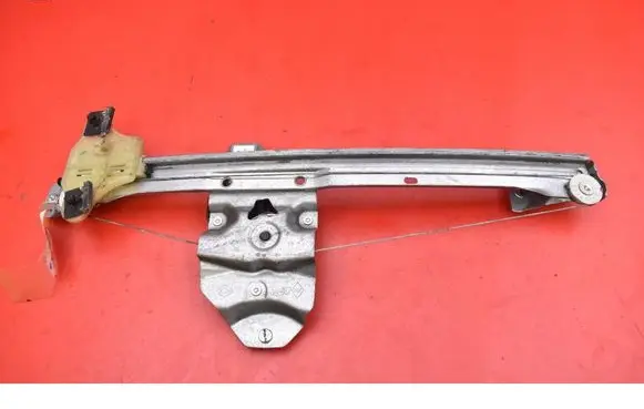 Renault Clio I Front door window regulator with motor 128001472B