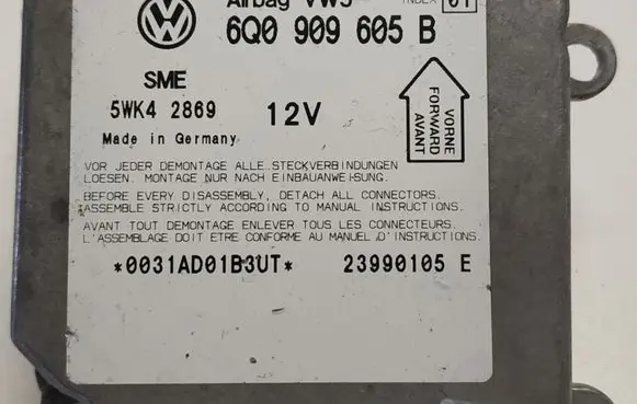 Volkswagen PASSAT B5.5 Airbag control unit/module 6Q0909605B