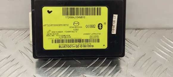 Mazda 3 II Bluetooth control unit module BDA466DHXA 1724994REV10