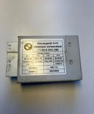 BMW X3 F25 Tow bar trailer control unit/module 6855286 00024058 506715