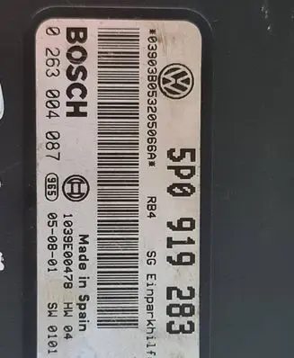 Seat Altea XL Parking PDC control unit/module 5P0919283 1039E00478 0263004087