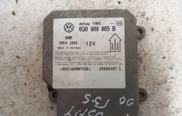 Volkswagen PASSAT B5 Airbag control unit/module 6q0909605b