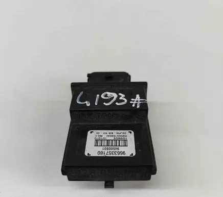 Peugeot 5008 Bluetooth control unit module 9663357180
