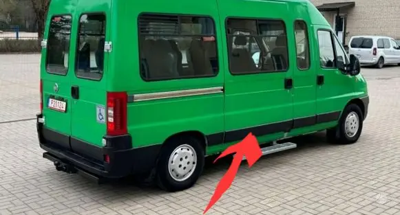Fiat Ducato Sliding door trim (molding) 1308129070 B803