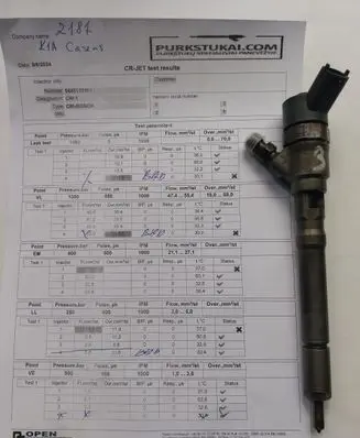 KIA Carens I Fuel injector 0445110101