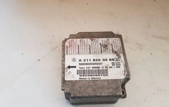 Mercedes-Benz E W211 Airbag control unit/module 2118203385