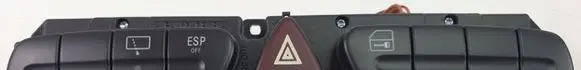 Mercedes-Benz C W203 Hazard light switch 2038218258