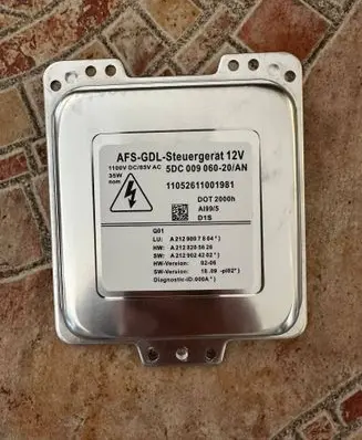 Mercedes-Benz E C207 W207 Headlight ballast module Xenon 5DC00906020AN A2128205626 A2129007804