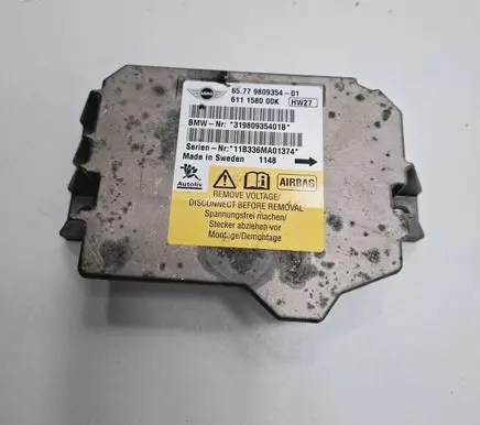 Mini One - Cooper Coupe R56 Airbag control unit/module 9809354