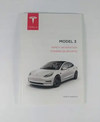 Tesla Model 3 User manual 