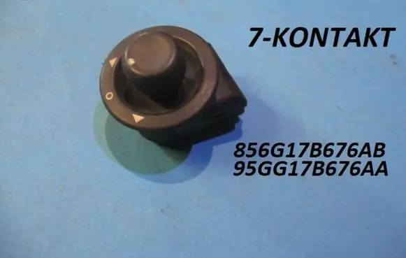 Ford Escort Wing mirror switch 856G17B676AB 95GG17B676AA