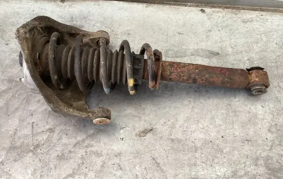 Peugeot 407 Front shock absorber with coil spring