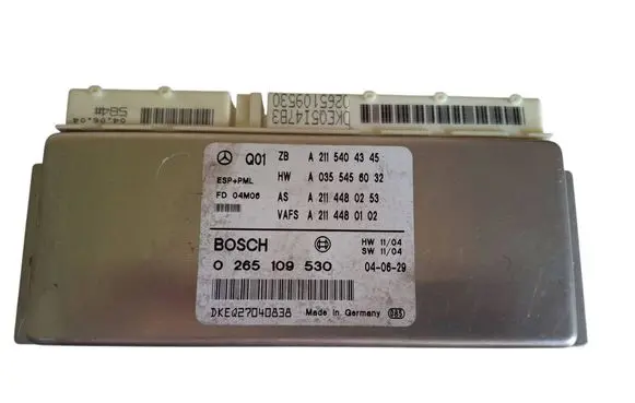 Mercedes-Benz E W211 ESP (stability system) control unit A2115404345 A0355456032 A2114480253