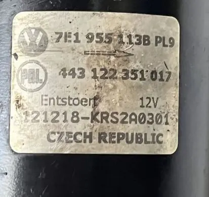 Volkswagen Transporter - Caravelle T5 Wiper motor 7E1955113BPL9