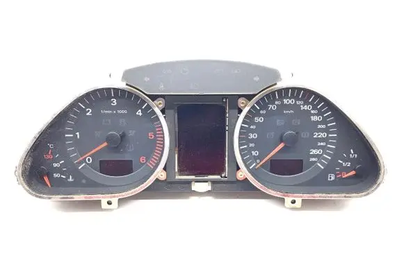 Audi A6 S6 C6 4F Speedometer (instrument cluster) 5550007301