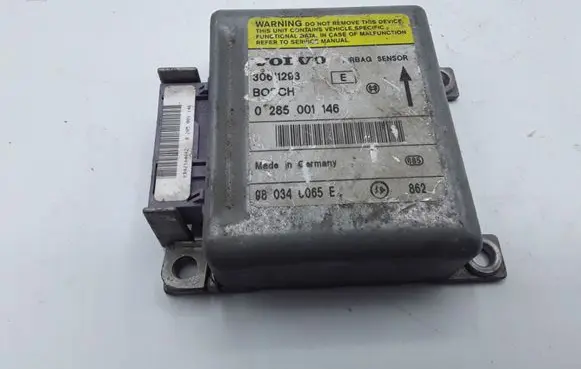 Volvo S40, V40 Airbag control unit/module 30611293 0285001146